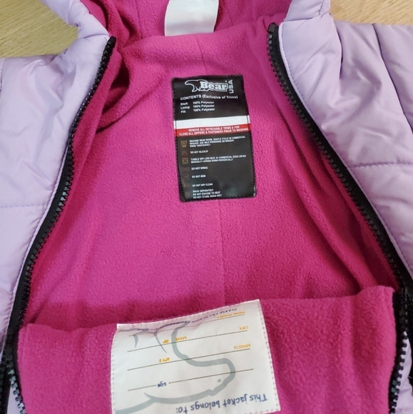 Baby girl snowsuit jacket - Picture 3 of 4